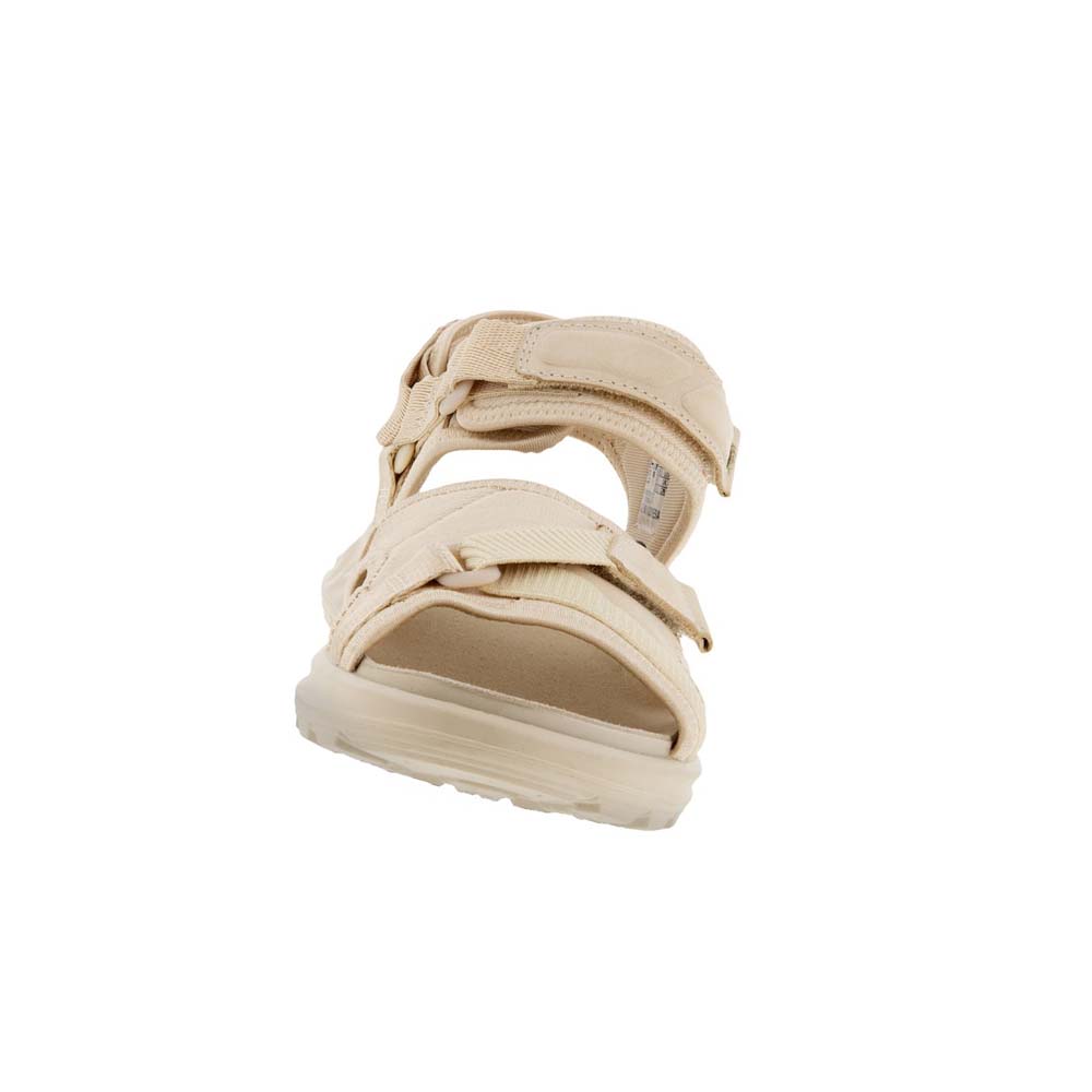 Women's Ecco Exowrap 3strap Sandals Brown | Canada 172VRW